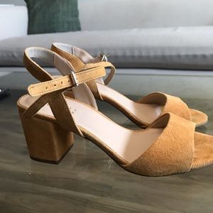 Barneys New York Designer Block Heels / Sandals